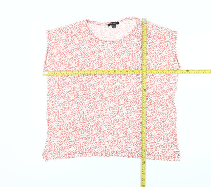 Womens UK Size 12 ESMARA Pink Basic T-Shirt