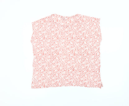 Womens UK Size 12 ESMARA Pink Basic T-Shirt