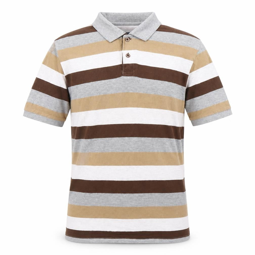 Mens UK Size M Atlantic Bay Cotton Blend Polo Shirt