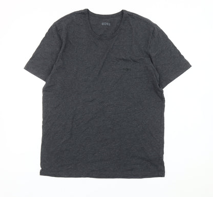 Mens UK Size L Boss Grey  T-Shirt