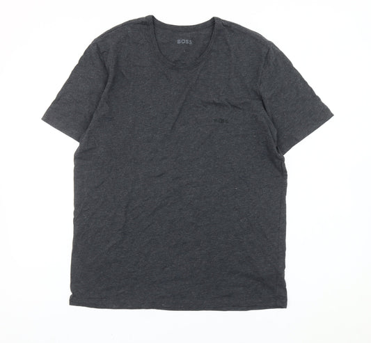 Mens UK Size L Boss Grey  T-Shirt