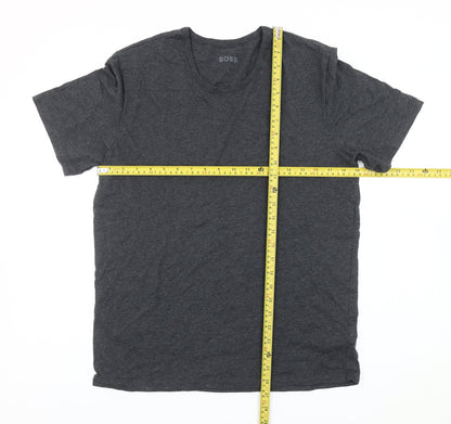 Mens UK Size L Boss Grey  T-Shirt