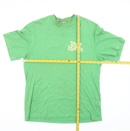 Womens UK Size S H&M Green Basic T-Shirt