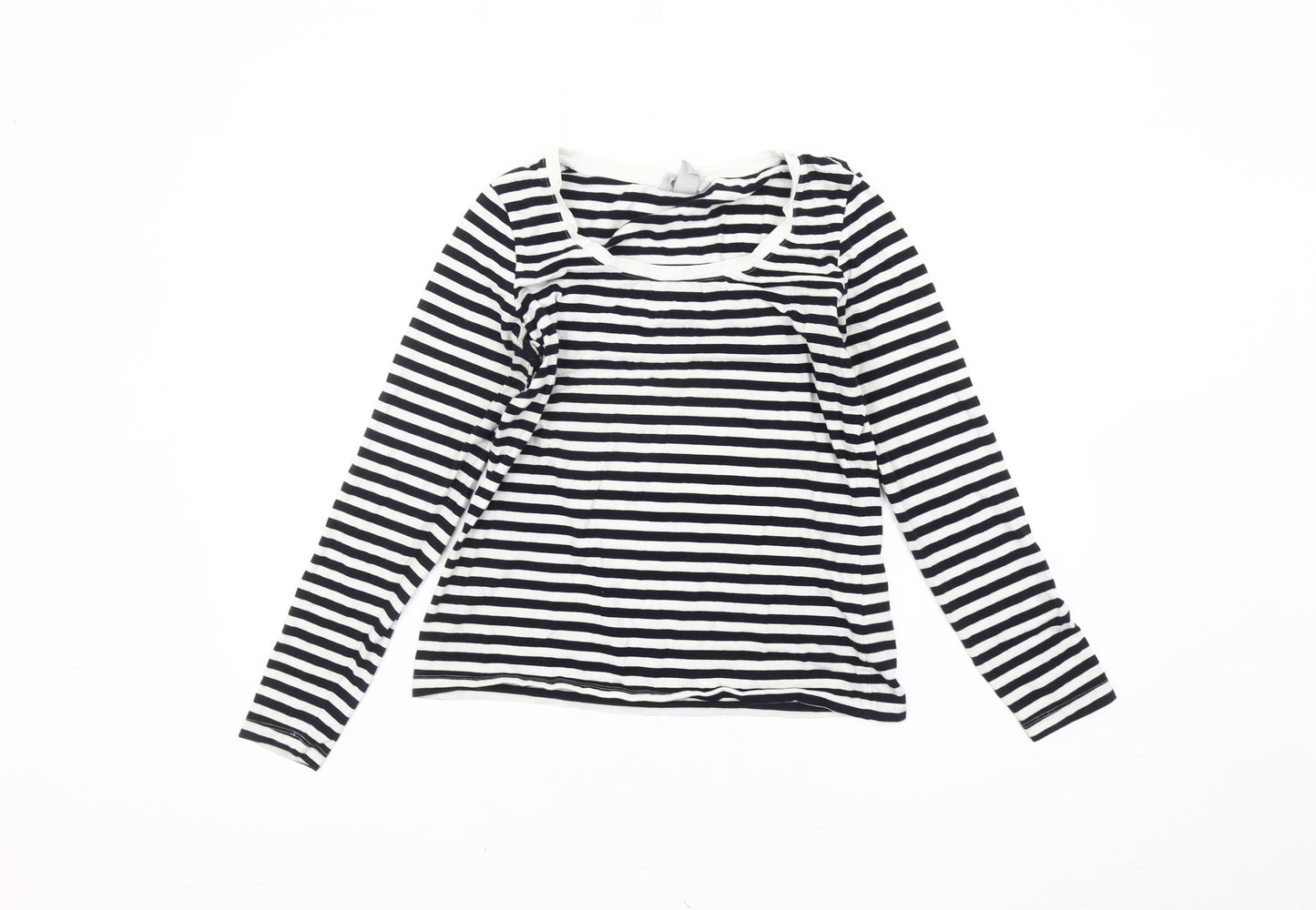 Womens UK Size 12 H&M Black Basic T-Shirt
