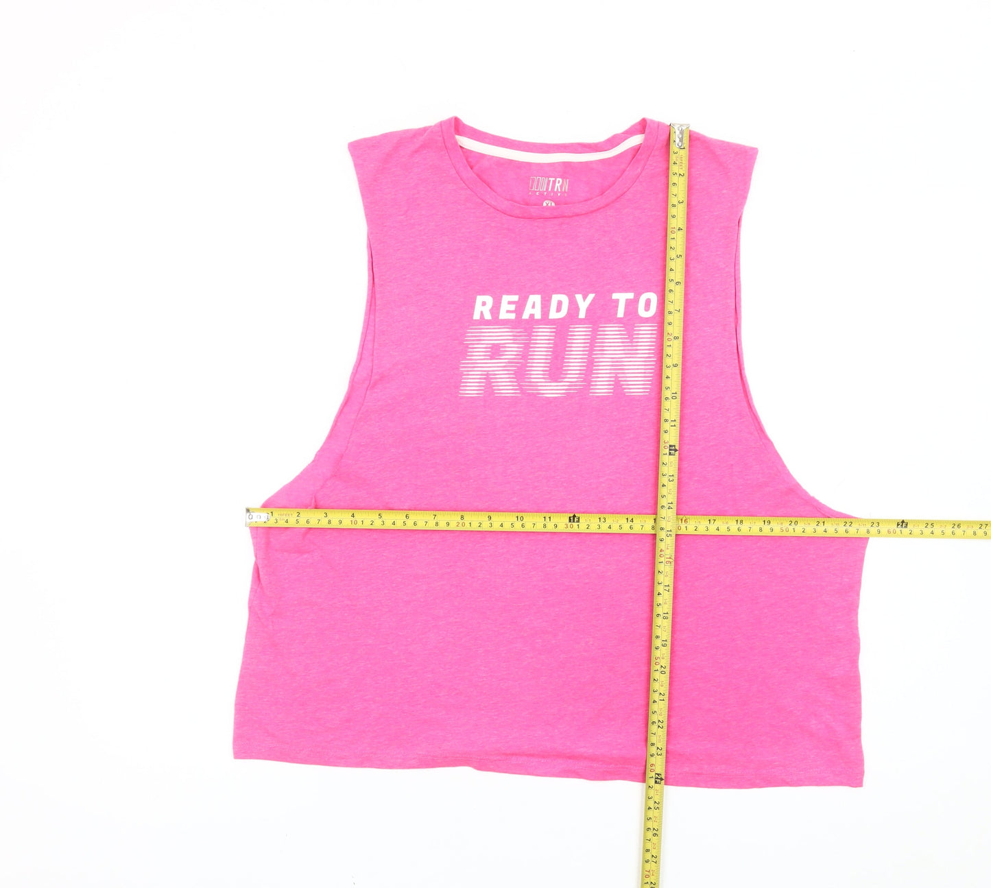 TRN Active Womens Pink XL Sleeveless Tank Top Ready To Run