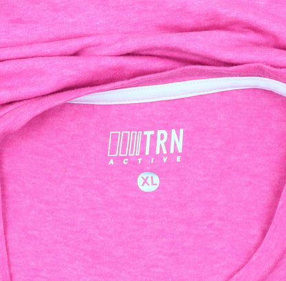 TRN Active Womens Pink XL Sleeveless Tank Top Ready To Run