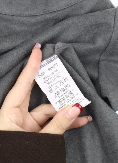 AX Paris Women Grey Bodycon Mock Neck Short Sleeve Dress Size 10