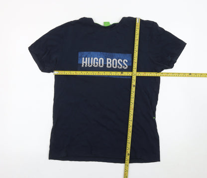 Mens UK Size M HUGO BOSS Blue  T-Shirt