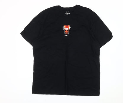 Nike Mens Black XL Graphic Logo Sports T-Shirt