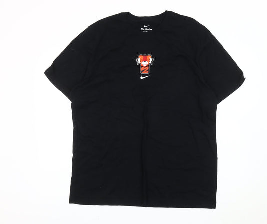 Nike Mens Black XL Graphic Logo Sports T-Shirt