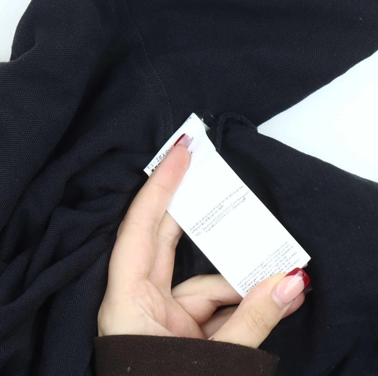 Hugo Boss Men's Black 2XL Pima Cotton Polo Shirt