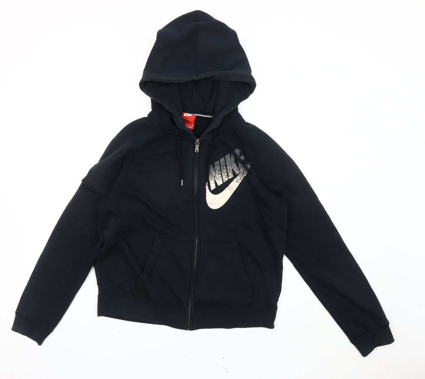 Nike Women’s Black Full Zip Hoodie Sweatshirt Size M