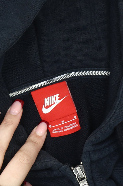 Nike Women’s Black Full Zip Hoodie Sweatshirt Size M