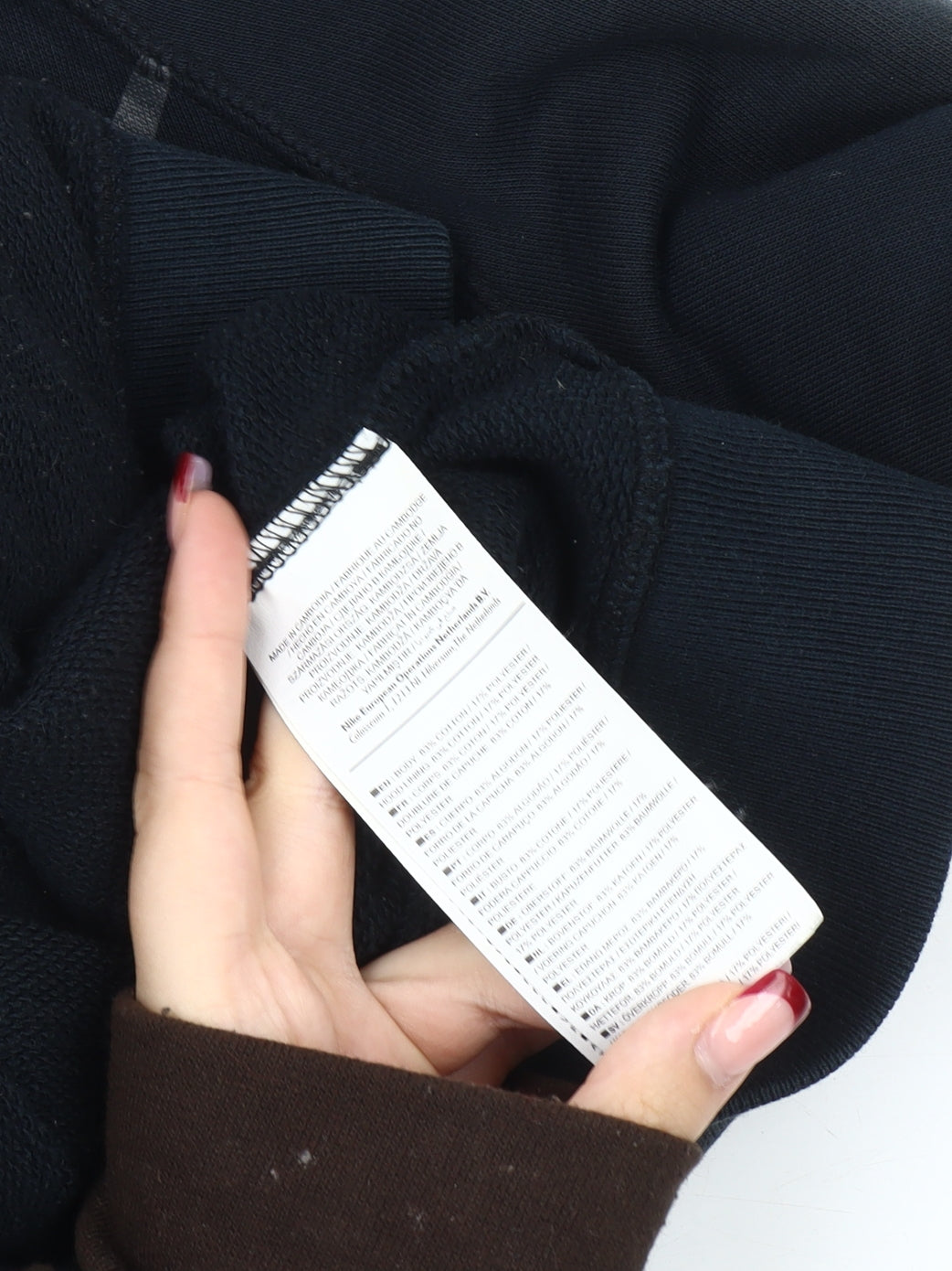 Nike Women’s Black Full Zip Hoodie Sweatshirt Size M