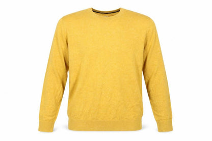 Gap Men’s Yellow XL Cotton Blend Crew Neck Pullover Jumper