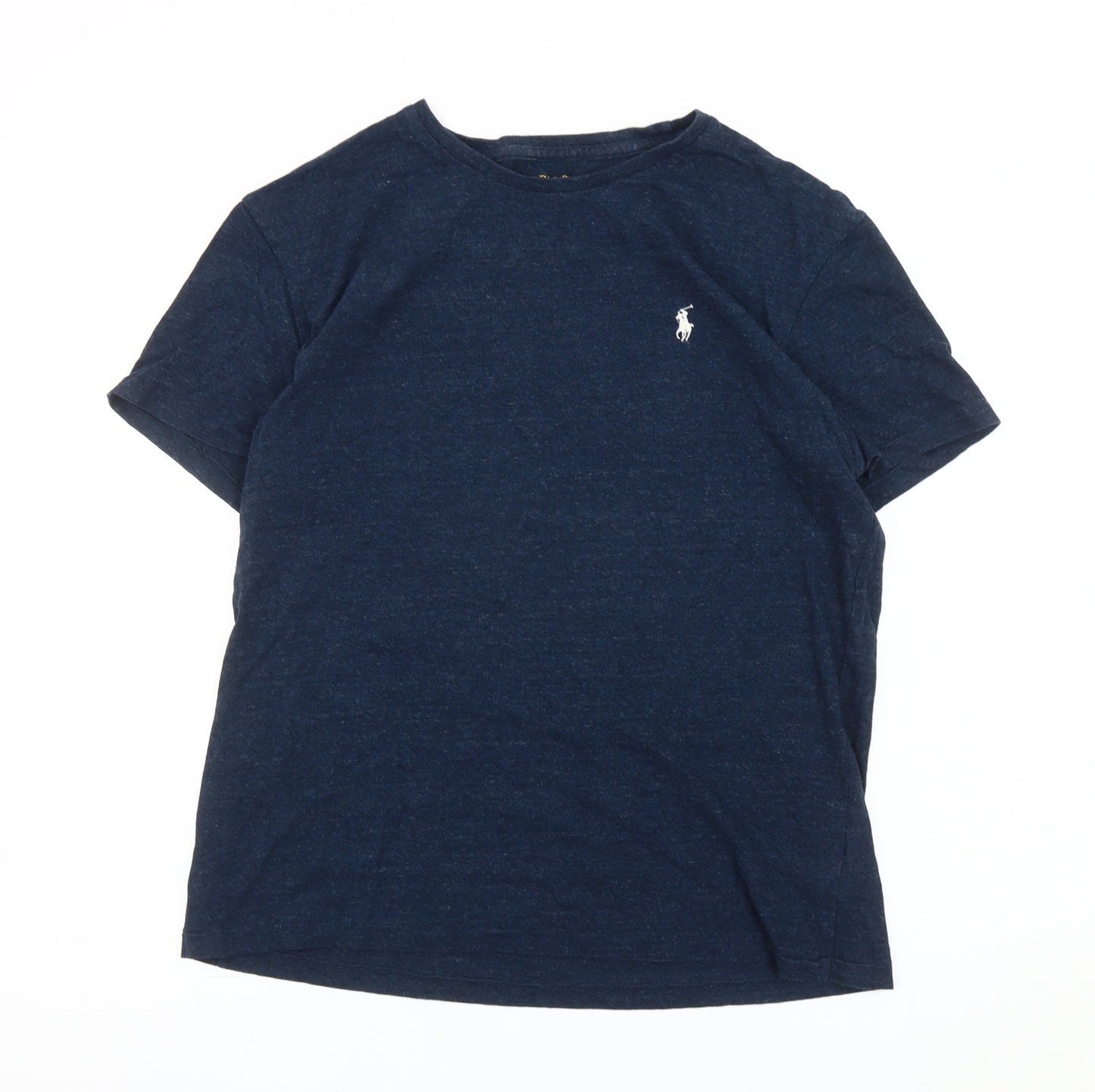 Ralph Lauren Men's Blue Crew Neck Cotton T-Shirt Size M