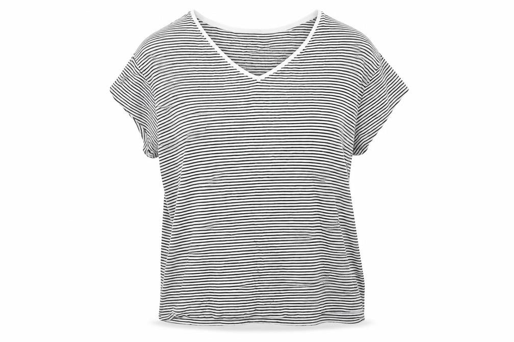 Womens UK Size 22 Marks and Spencer Black Basic T-Shirt