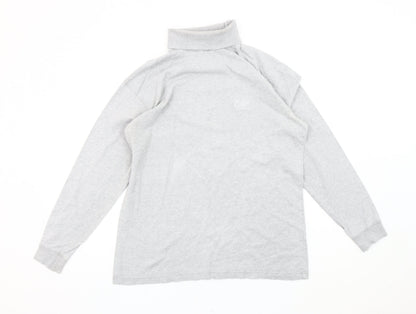 Mens UK Size M Cotton Traders Grey Pullover Sweatshirt
