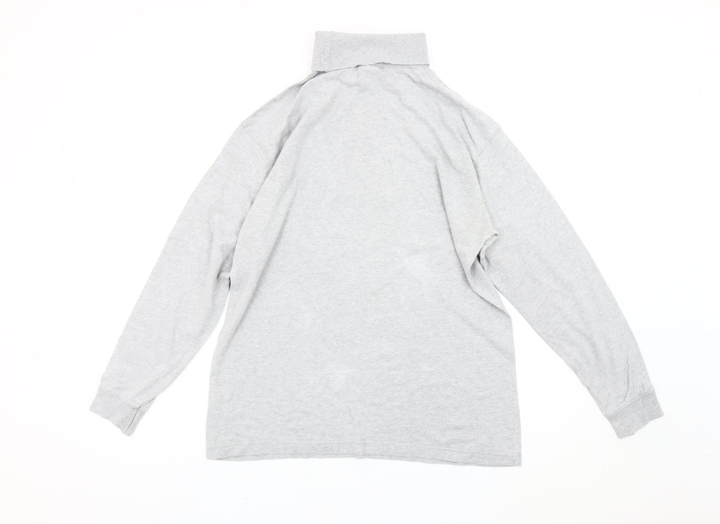 Mens UK Size M Cotton Traders Grey Pullover Sweatshirt