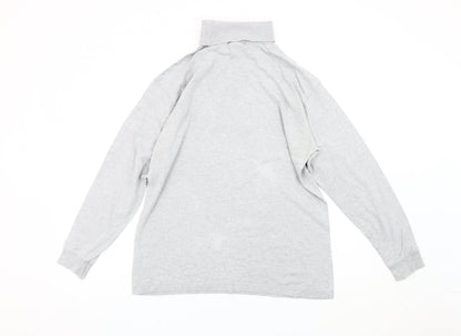 Mens UK Size M Cotton Traders Grey Pullover Sweatshirt