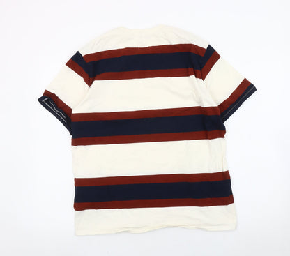 Levi's Men’s Multicoloured Striped Relaxed Fit T-Shirt Size M