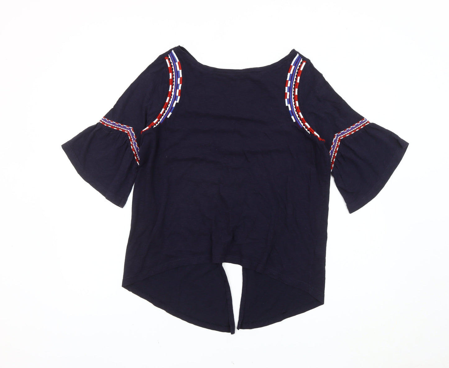 Womens UK Size 12 Marks and Spencer Blue Tunic Blouse