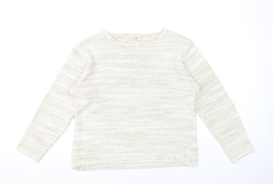 Womens UK Size 18-20 Style by EWM Beige Pullover Jumper