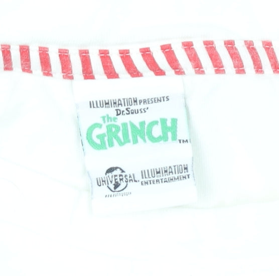 The Grinch Women's White M Nightshirt T-Shirt Christmas Cotton