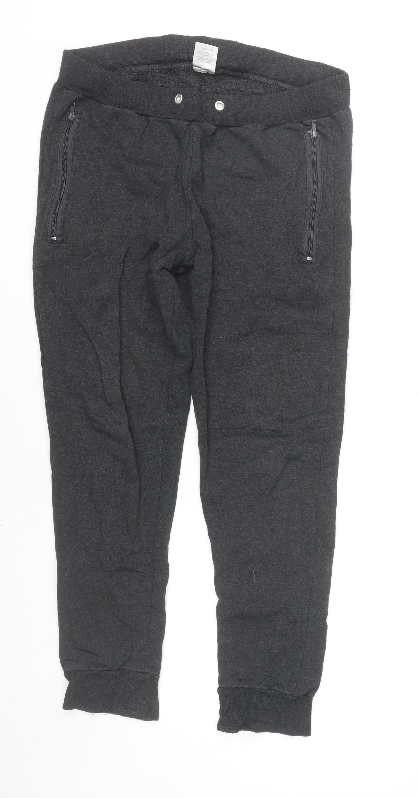London A Womens Black Jogger Sweatpants Small Elastic Waist Casual