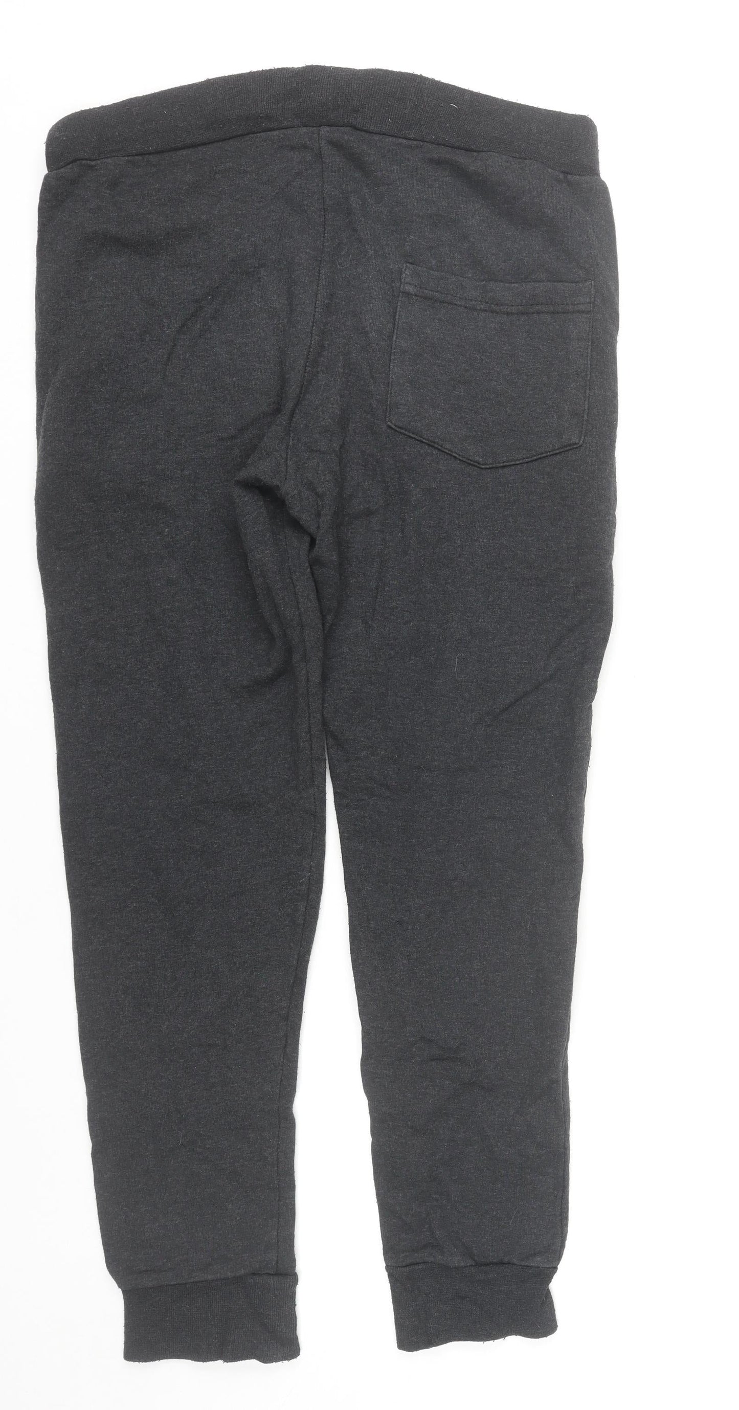 London A Womens Black Jogger Sweatpants Small Elastic Waist Casual