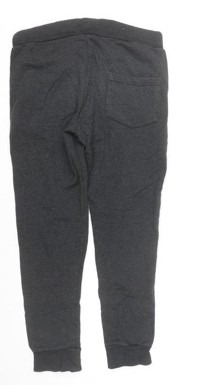 London A Womens Black Jogger Sweatpants Small Elastic Waist Casual