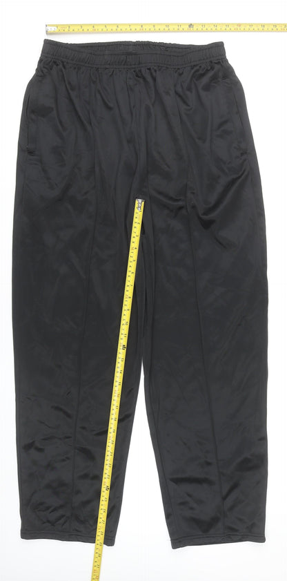 Striderr Womens Black XL Elastic Waist Sweatpants Casual Trousers
