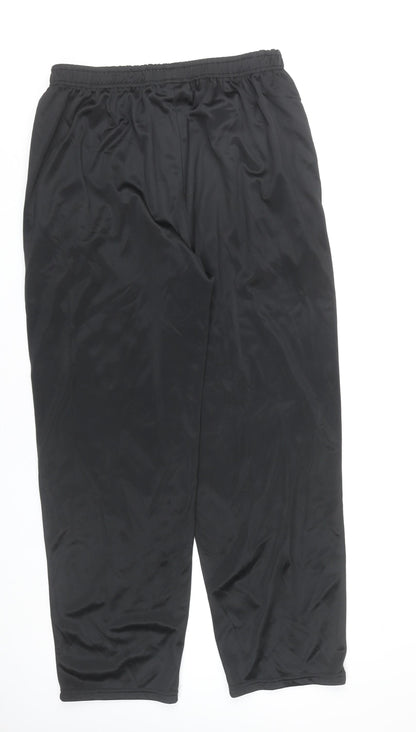 Striderr Womens Black XL Elastic Waist Sweatpants Casual Trousers