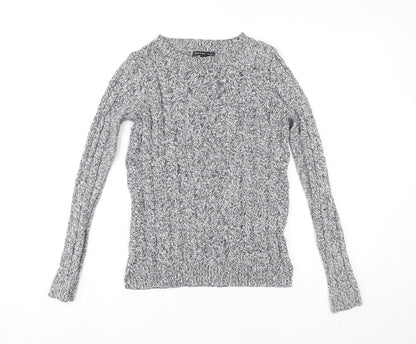 Womens UK Size 12 Mango Grey Pullover Jumper