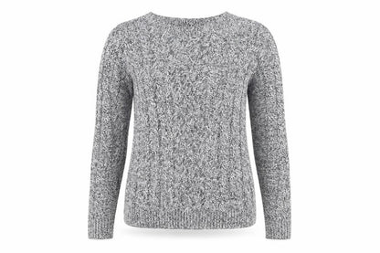 Womens UK Size 12 Mango Grey Pullover Jumper