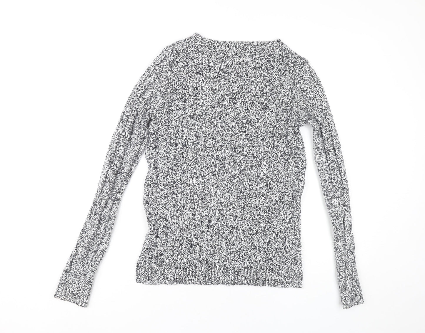 Womens UK Size 12 Mango Grey Pullover Jumper