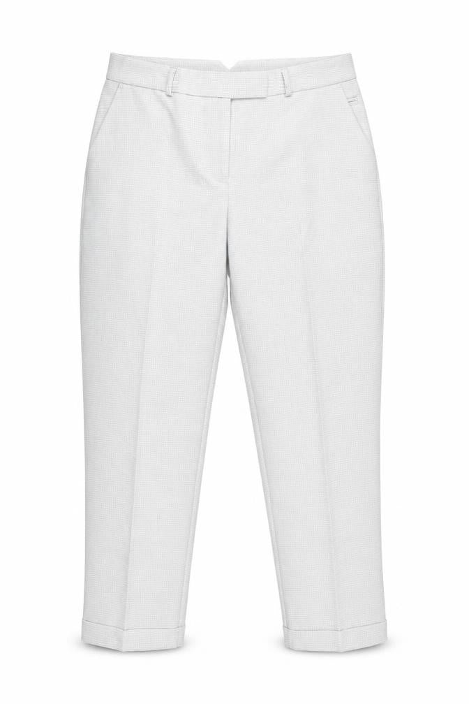 Womens UK Size 12 Dorothy Perkins Regular Fit Ankle Grey Trousers