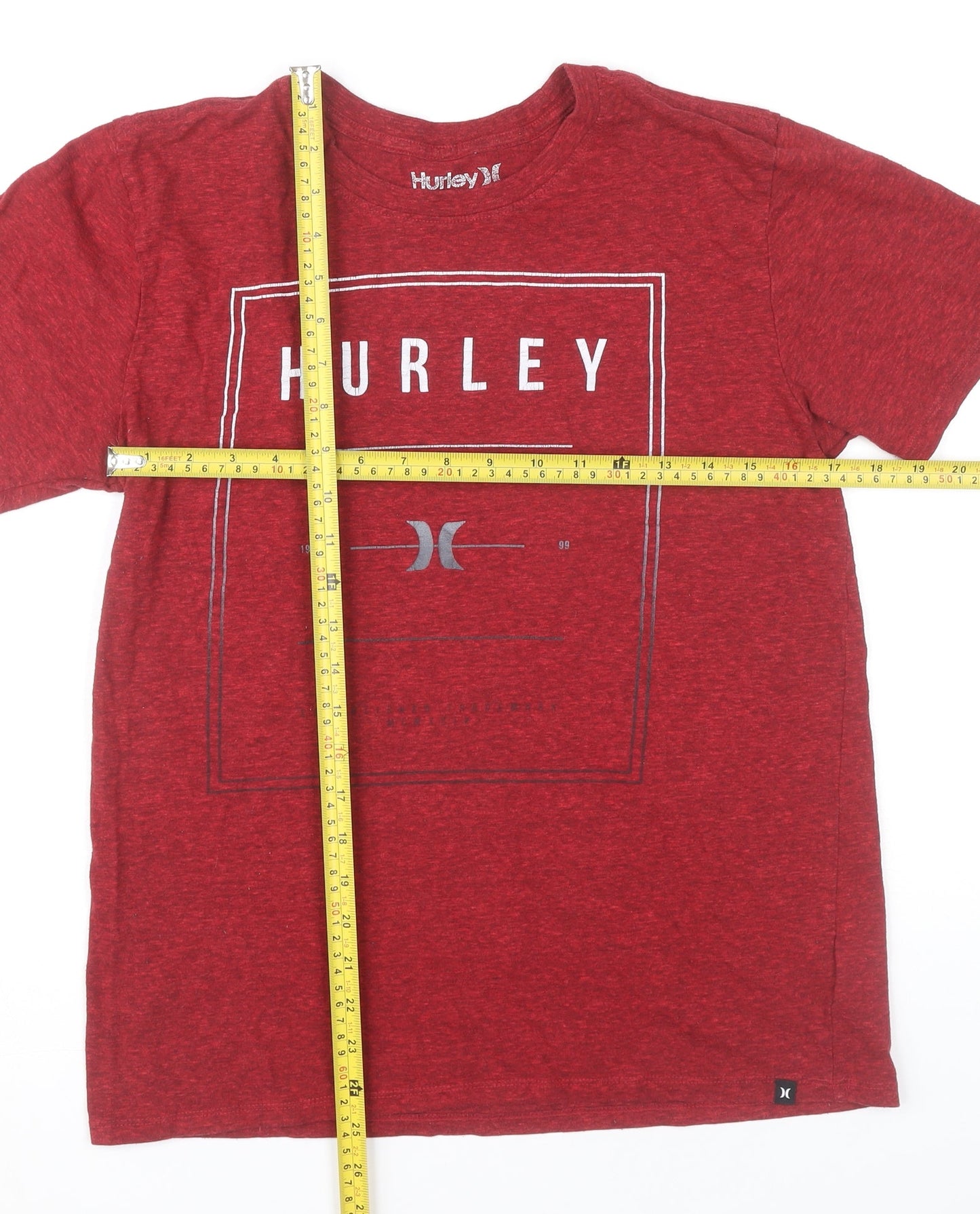 Mens UK Size M Hurley Red  T-Shirt