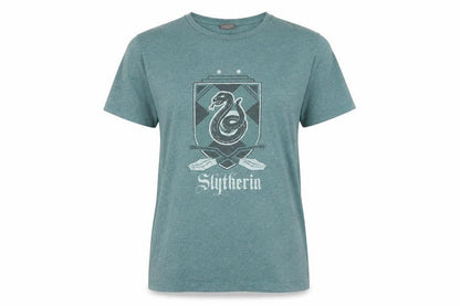 Womens UK Size L Harry Potter Green Basic T-Shirt