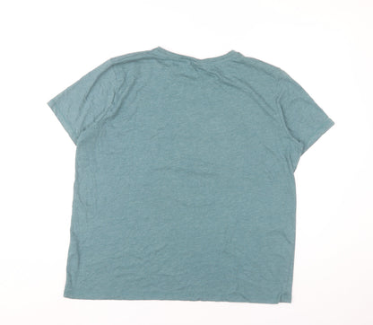 Womens UK Size L Harry Potter Green Basic T-Shirt