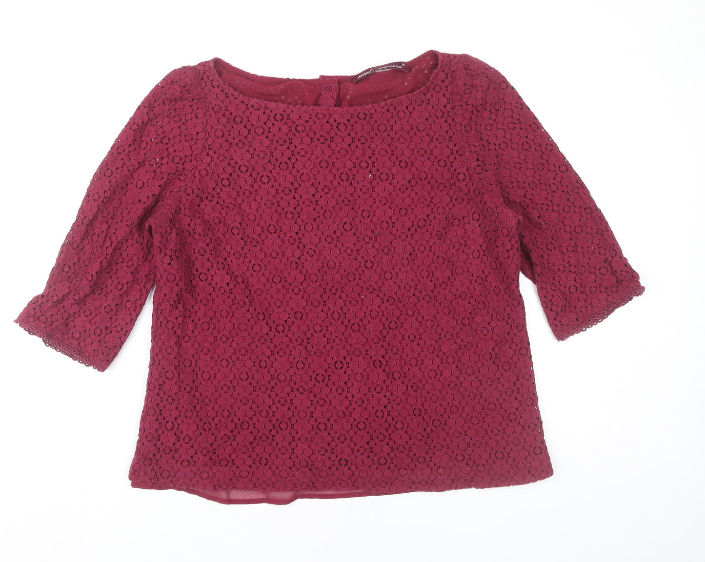 Womens UK Size 16 NEXT Red Basic Blouse
