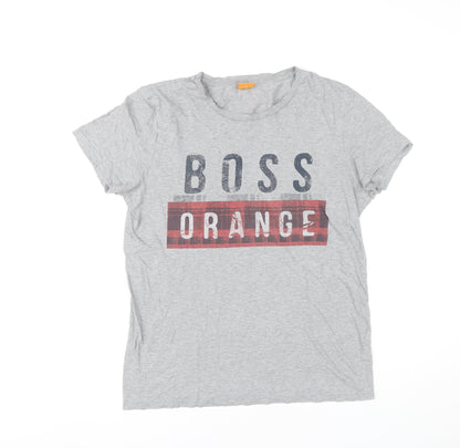 Mens UK Size S HUGO BOSS Grey  T-Shirt