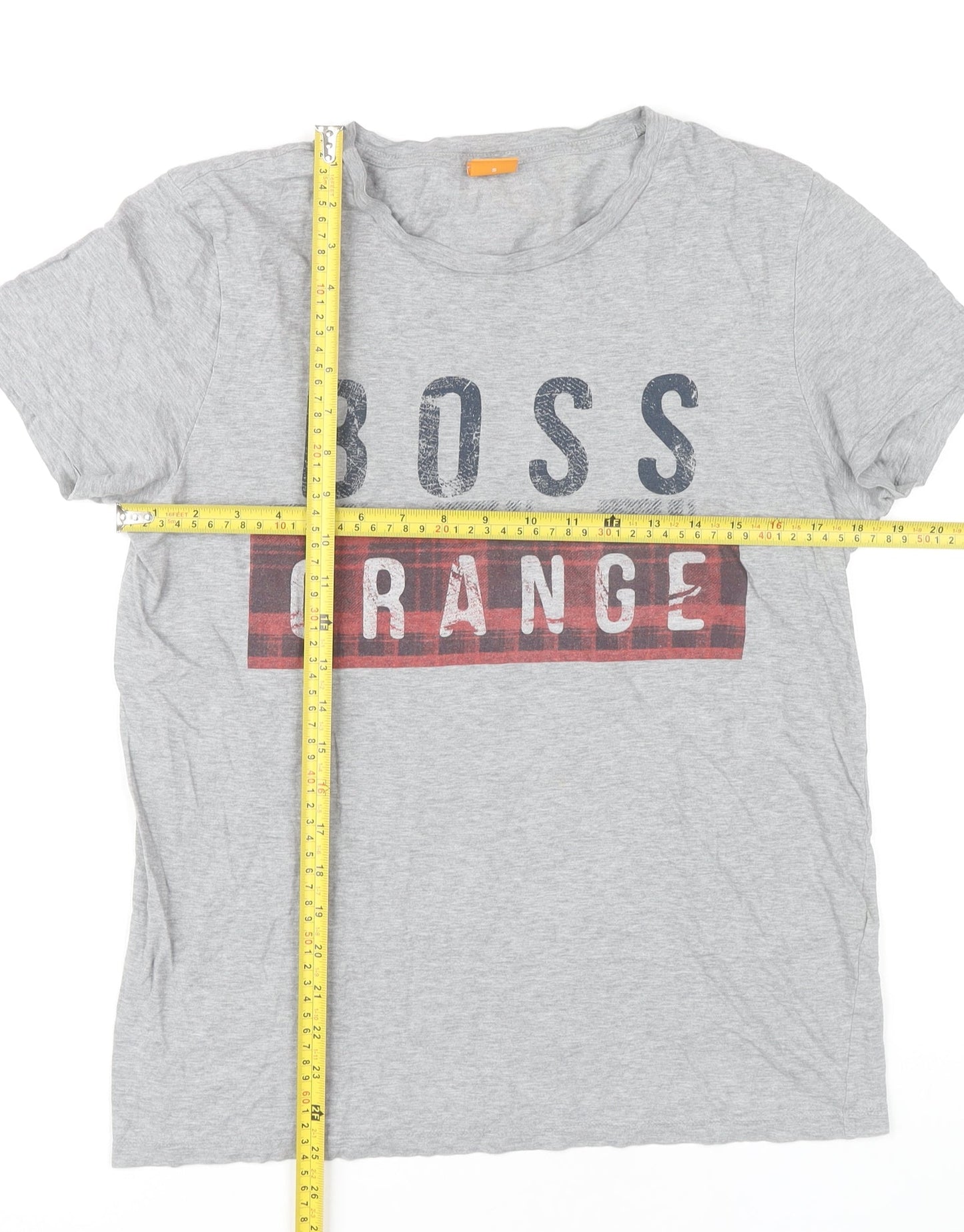 Mens UK Size S HUGO BOSS Grey  T-Shirt