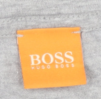 Mens UK Size S HUGO BOSS Grey  T-Shirt