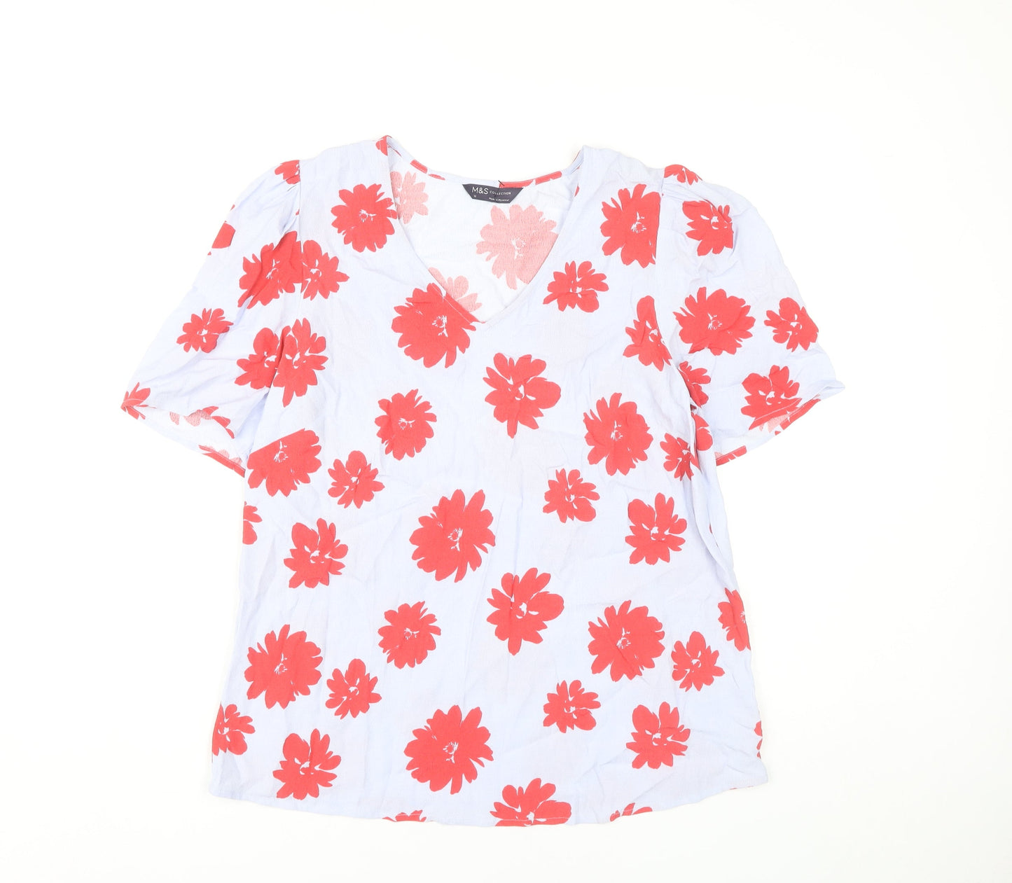 Womens UK Size 12 Marks and Spencer Multicoloured Tunic Blouse