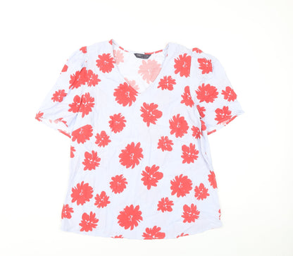 Womens UK Size 12 Marks and Spencer Multicoloured Tunic Blouse