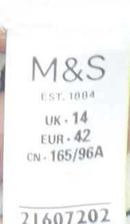 Womens UK Size 14 Marks and Spencer Multicoloured Tunic Blouse