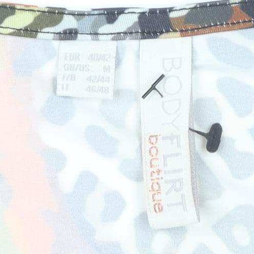 Bodyflirt Boutique Women’s Multicoloured Maxi Dress Size 12 Sleeveless V-Neck