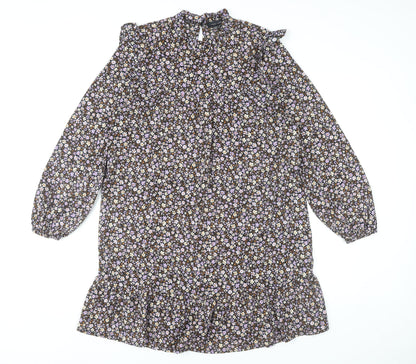 New Look Women’s Multicoloured Floral Shift Dress UK 10