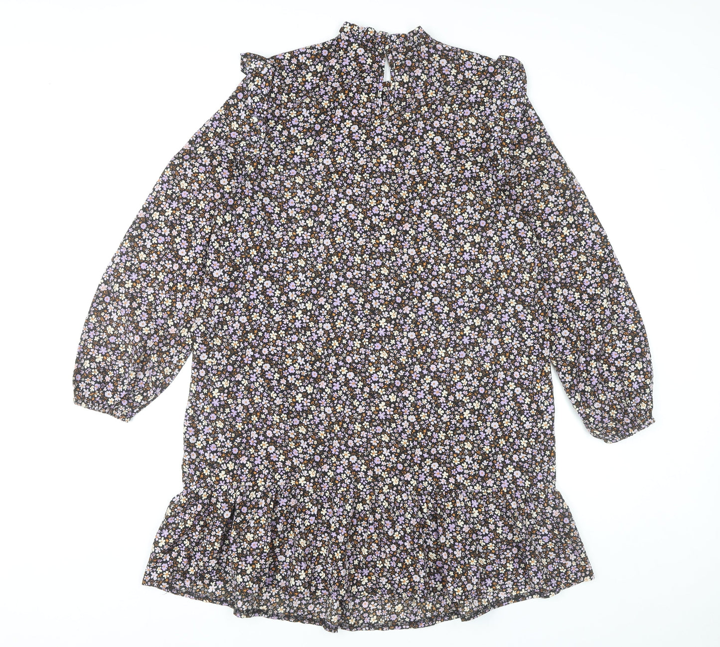 New Look Women’s Multicoloured Floral Shift Dress UK 10